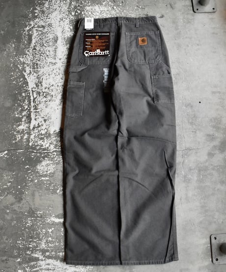 Deadstock Carhartt B11 Duck Carpenter Pants Coal Grey 03-194
