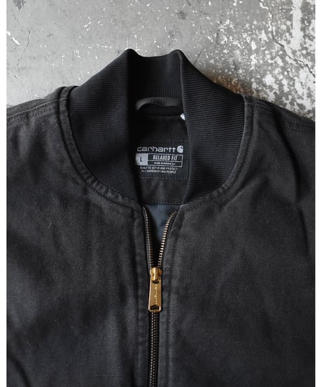 Used Carhartt Duck Vest Aged Black 02-101
