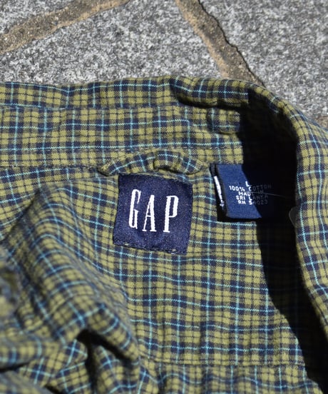 Used GAP Long Sleeve Plaid Shirt 05-038