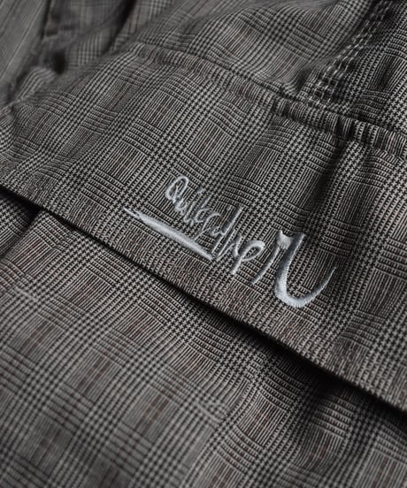 Used Quicksilver Plaid Cargo Shorts 03-172