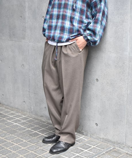 90s Used Levi's Action Slacks Grey Brown 03-149