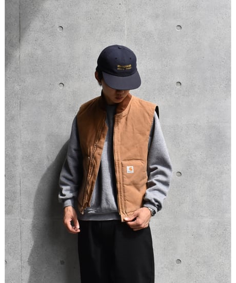 Used Carhartt Duck Vest Brown 02-043