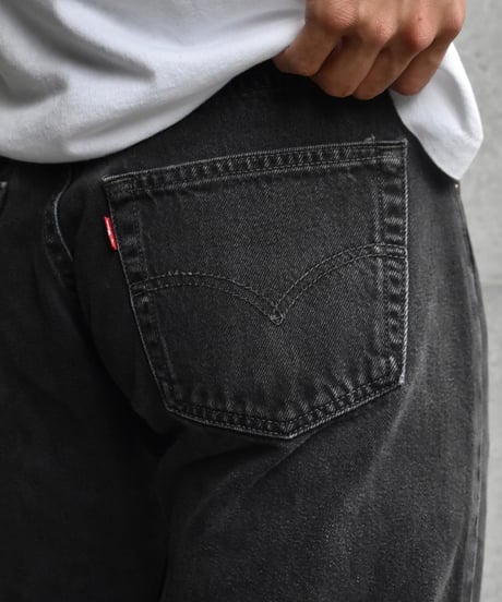 01's Levi's 501 Denim Pants Black "Made in USA" 03-115