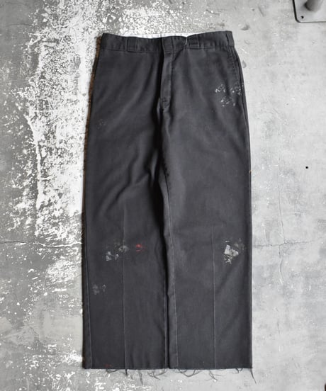 Used Dickies 874 Work Pants Cut Off Black 03-189