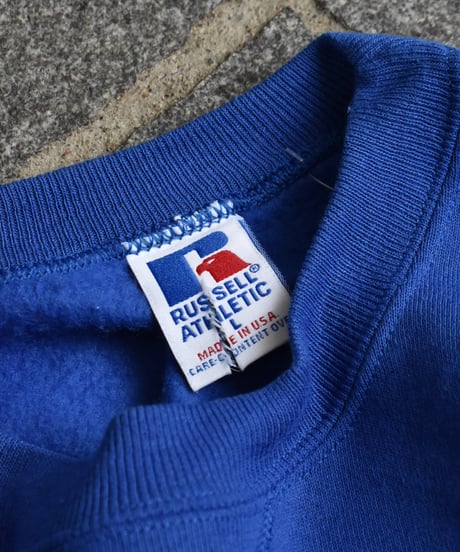 90s Russell Athletic Crew Neck Sweat Blue "Made in USA" 04-430