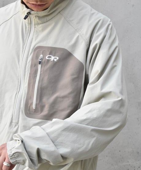 Used Outdoor Research Half-Zip Ferrosi Jacket Ivory 02-168