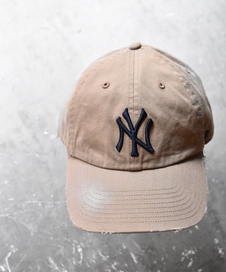 New York Yankees Damaged Cap Khaki