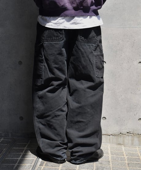 Used Carhartt Duck Carpenter Pants Black 03-111