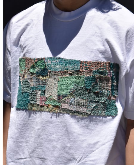Customized Los Angeles Apparel Garment Dye 8.5oz S/S Wide Tee White