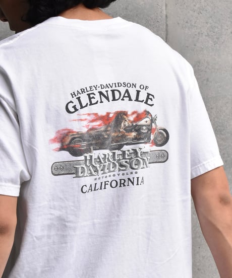 Used Harley-Davidson S/S T-Shirt White 04-493