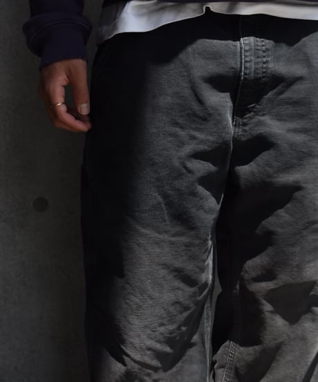 Used Carhartt Duck Carpenter Pants Black 03-111