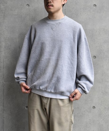 90s Russell Athletic Crew Neck Sweat Grey "Made in USA"  04-424