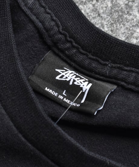 Used Stussy Print Tee Black 04-465