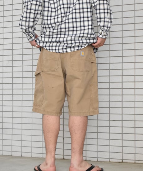 Used Carhartt Painter Shorts Khaki 03-177