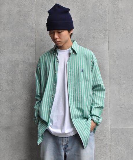 Used Polo Ralph Lauren Long Sleeve Stripe Shirt "BLAKE" 05-033