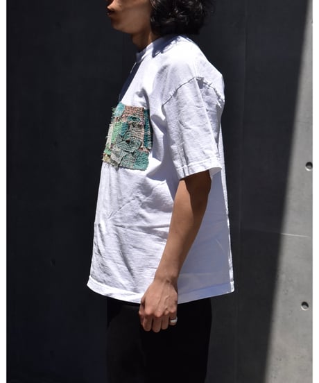 Customized Los Angeles Apparel Garment Dye 8.5oz S/S Wide Tee White