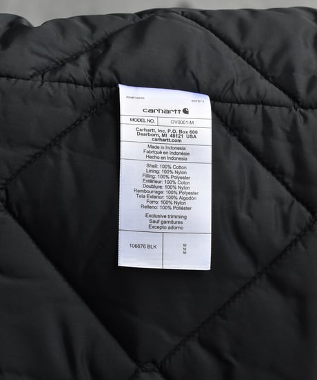 Bleached Carhartt Duck Vest  02-158