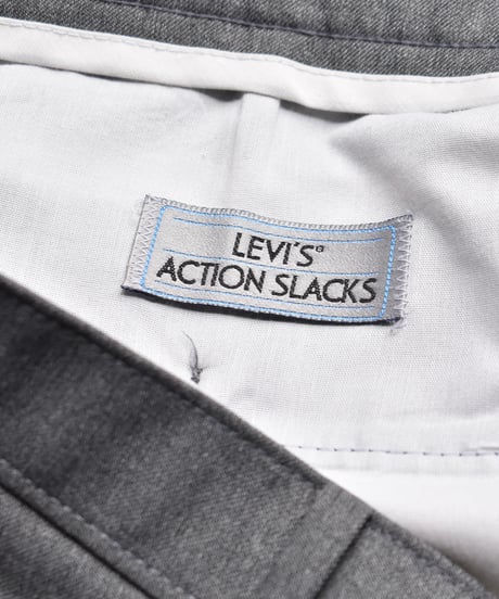 80-90s Used Levi's Action Slacks Grey 03-150