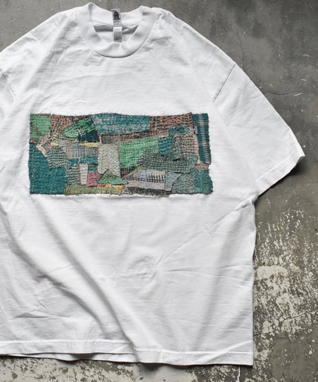 Customized Los Angeles Apparel Garment Dye 8.5oz S/S Wide Tee White