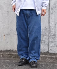 Used Carhartt Denim Carpenter Pants Indigo 03-106