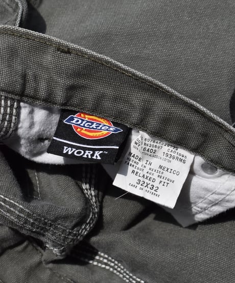 Used Dickies Duck Painter Pants Olive 03-168