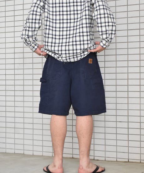 Used Carhartt Painter Shorts Navy 03-180
