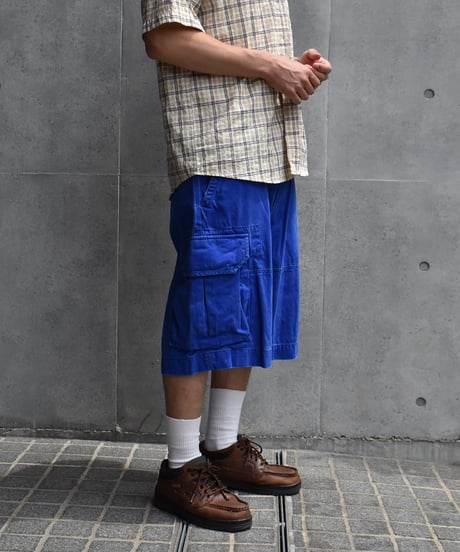 Used Polo Ralph Lauren Cargo Shorts Blue 03-146