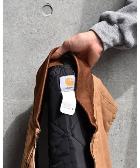 Used Carhartt Duck Vest Brown 02-043
