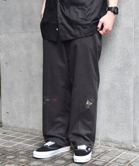 Used Dickies 874 Work Pants Cut Off Black 03-189