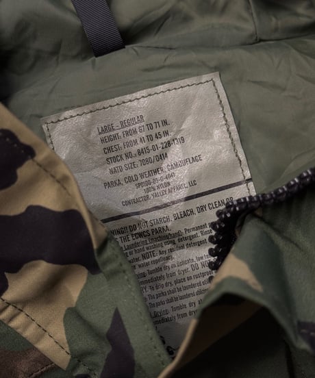 Deadstock Us Army ECWCS Gen1 GORE-TEX Parka Woodland Camo 02-151