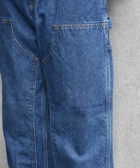 Used Carhartt Double Knee Denim Carpenter Pants 03-134