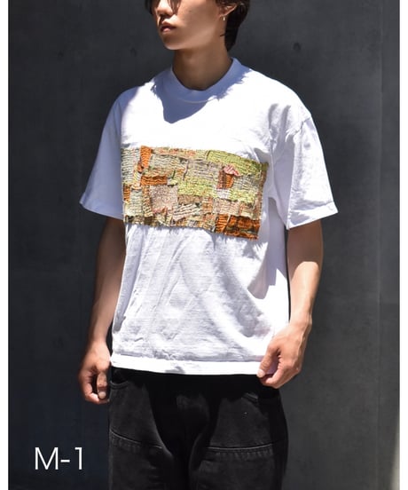 Customized Los Angeles Apparel Garment Dye 8.5oz S/S Wide Tee White