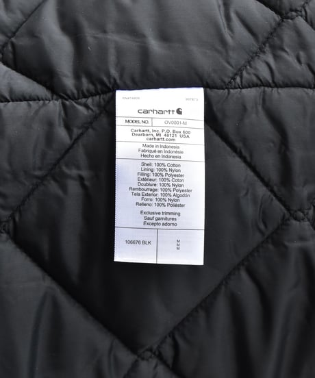 Bleached Carhartt Duck Vest Cut Off Ribs  02-159