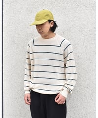 L.L.Bean Swans Island Sweater Ecru/Green
