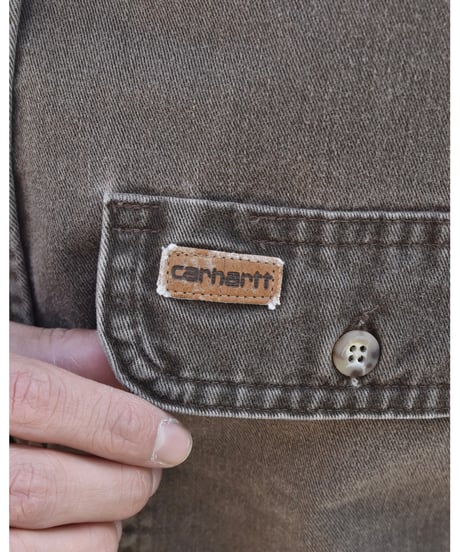 Used Carhartt Cotton Canvas Shirts BRN 05-017