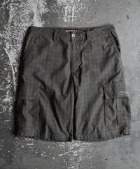 Used Quicksilver Plaid Cargo Shorts 03-172