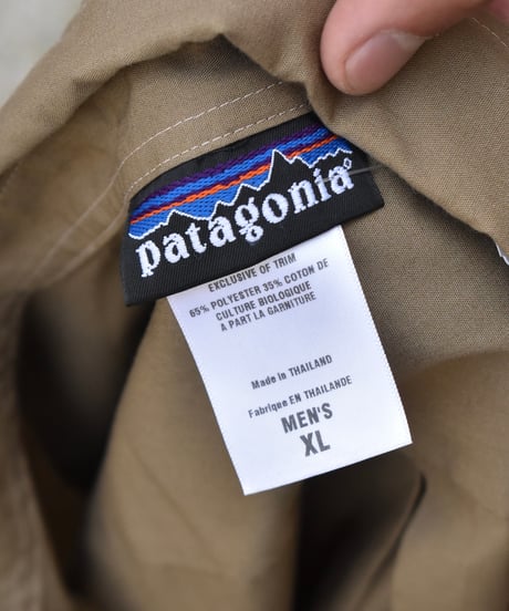 Used  Patagonia Organic Cotton Short Sleeve Shirt Khaki 05-057