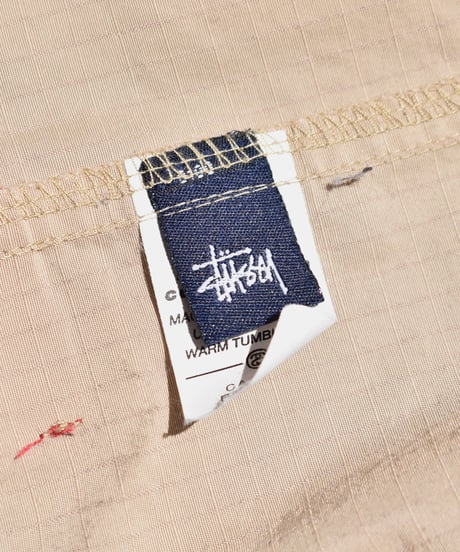 Used 90s Stussy Ripstop Cotton Nylon Shirts "Made in USA" 05-053