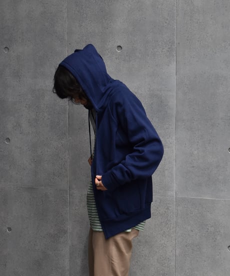 Deadstock 70-80s Smitty's  Full Zip Sweat Hoodie Navy 04-312