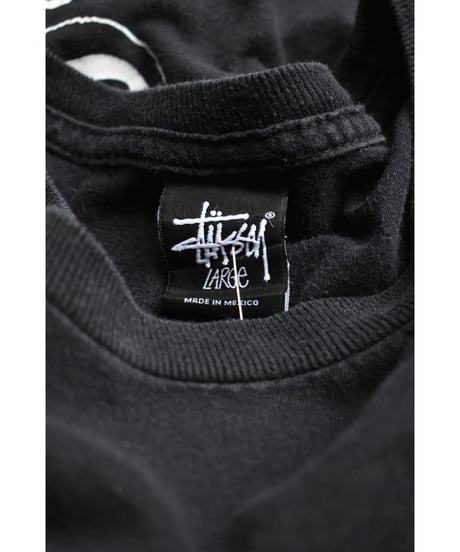 Used Stussy Print Tee Black 04-469