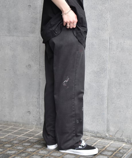 Used Dickies 874 Work Pants Cut Off Black 03-189