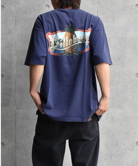 Used 90s Billabong S/S Tee Navy "Made in USA" 04-504