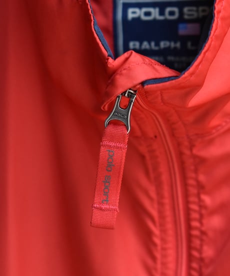 90s Polo Sport 2Way Jacket Red 02-166