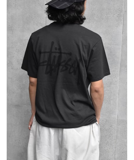 Used Stussy Print Tee Charcoal 04-466