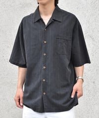 Used Jamaica Jaxx S/S Silk Shirt Black 05-090