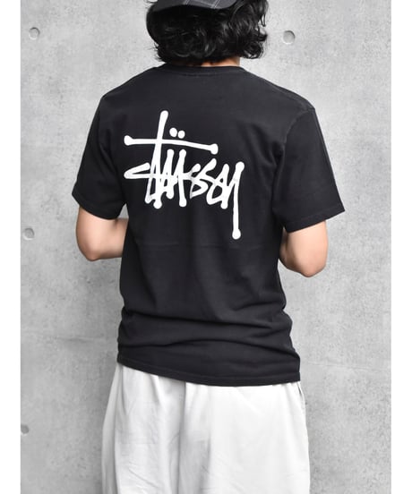 Used Stussy Print Tee Black 04-468