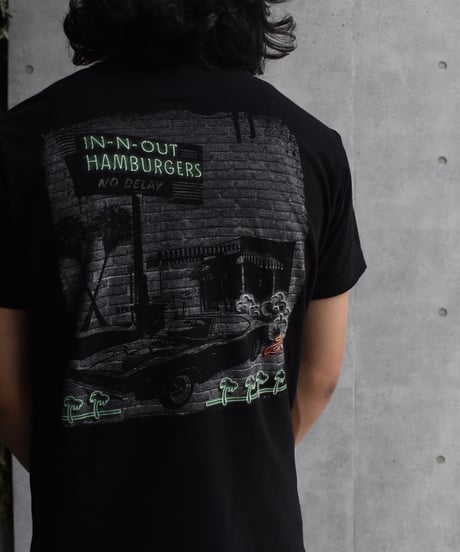 Used IN-N-OUT Burger S/S T-Shirt Black 04-487