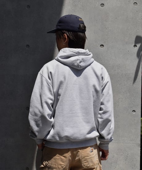 Used Carhartt Pullover Sweat  Hoodie Ash Grey 04-454