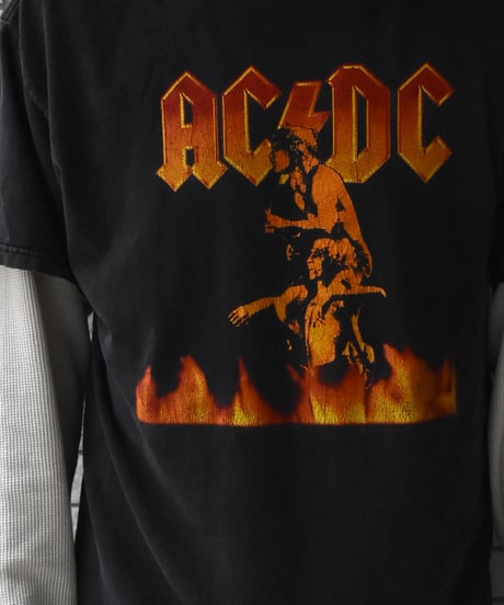 Used ACDC Print Tee Black 04-464