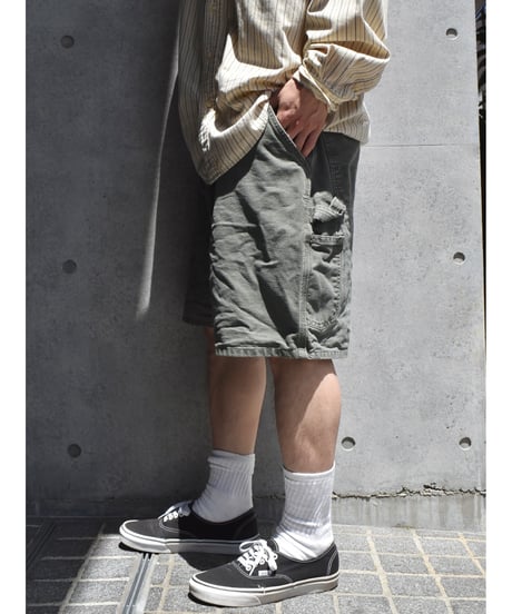 Used Carhartt B25 Duck Shorts -Moss 03-116